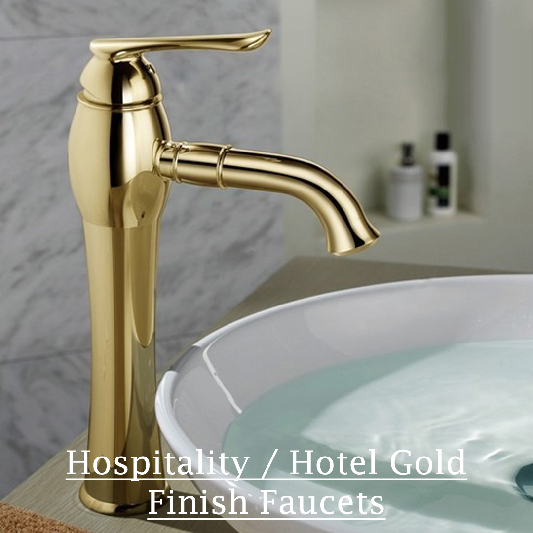 Hospitality / Hotel Rose Gold Finish Faucets
